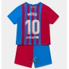 Officiële Voetbalshirt + Korte Broek FC Barcelona Lionel Messi 10 Thuis 2021-22 - Kids